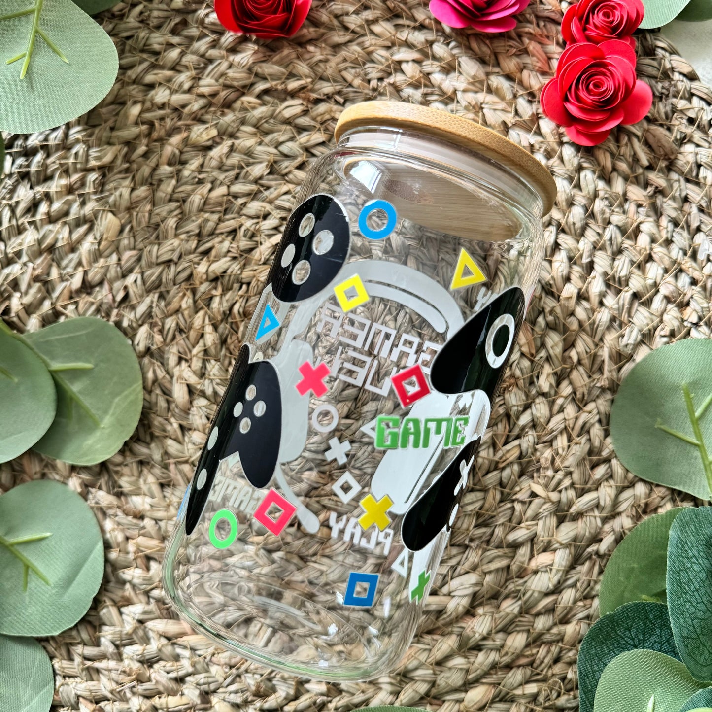 SALE Gamer Dad Iced Coffee Can Glass Tumbler 16 oz