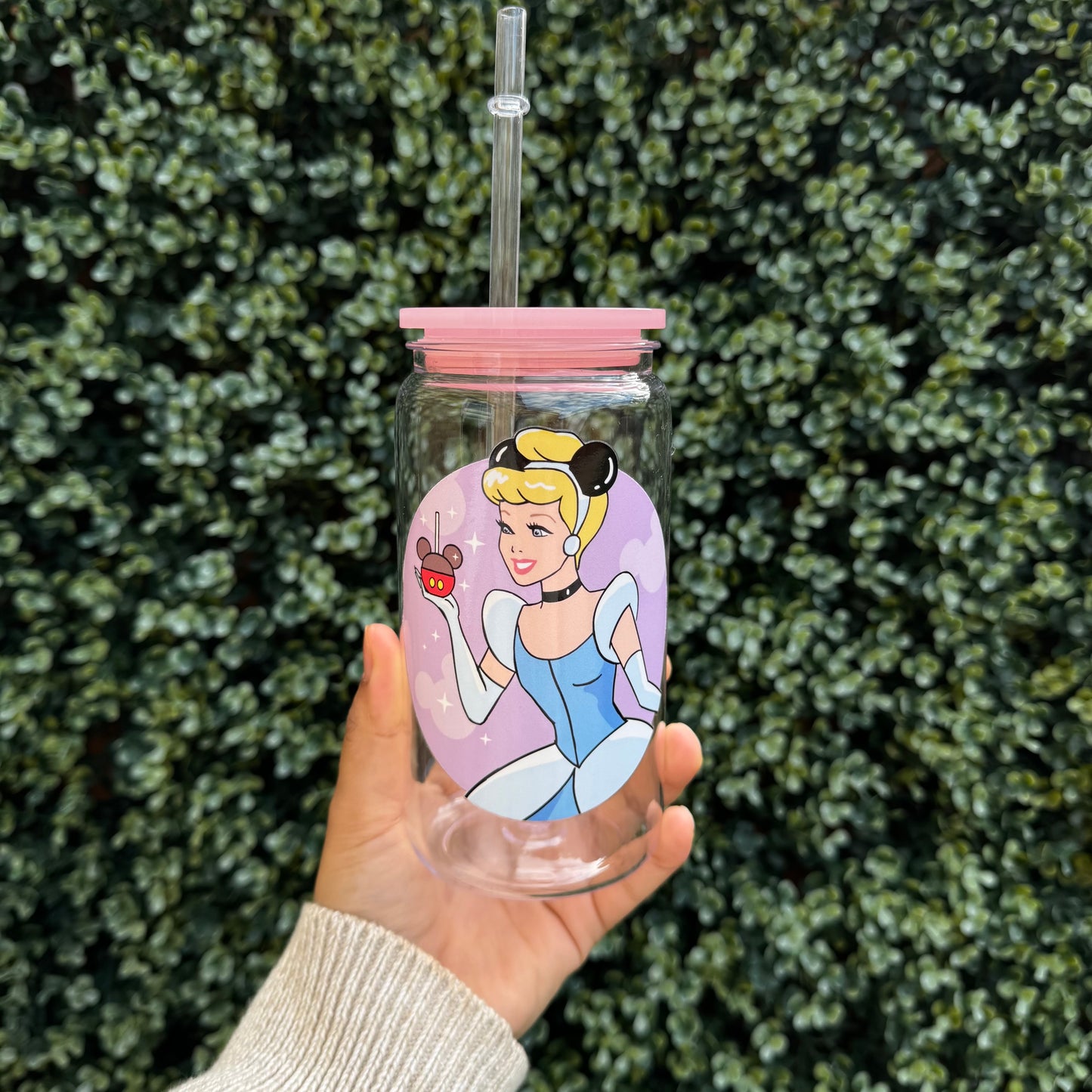 Blue Fairy Tale Princess Tumbler β Magical Storybook Drinkware Acrylic tumbler 16oz with plastic straw & acrylic lid