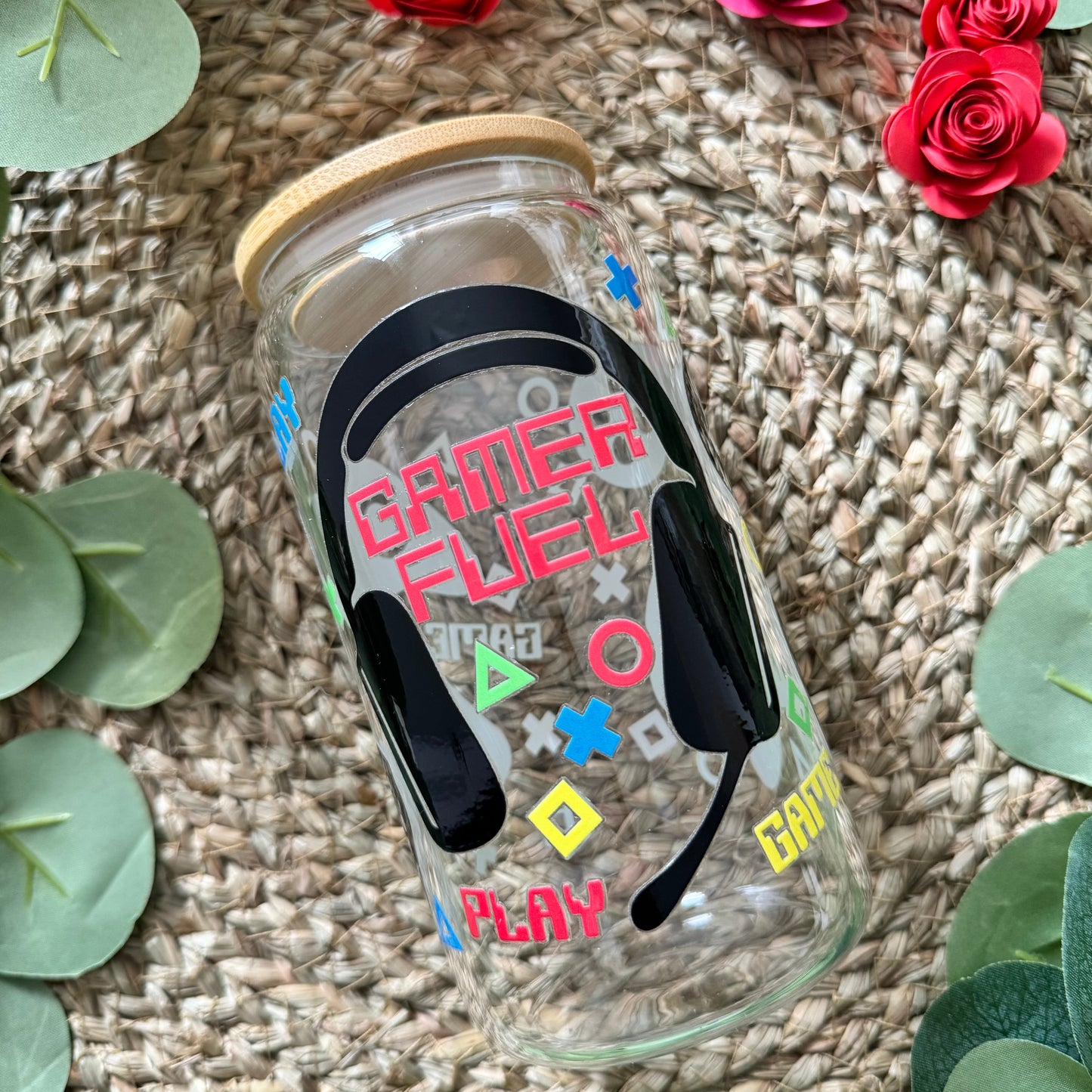 SALE Gamer Dad Iced Coffee Can Glass Tumbler 16 oz