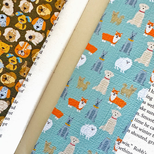 Dog bookmark , pup bookmark , dog faces bookmark