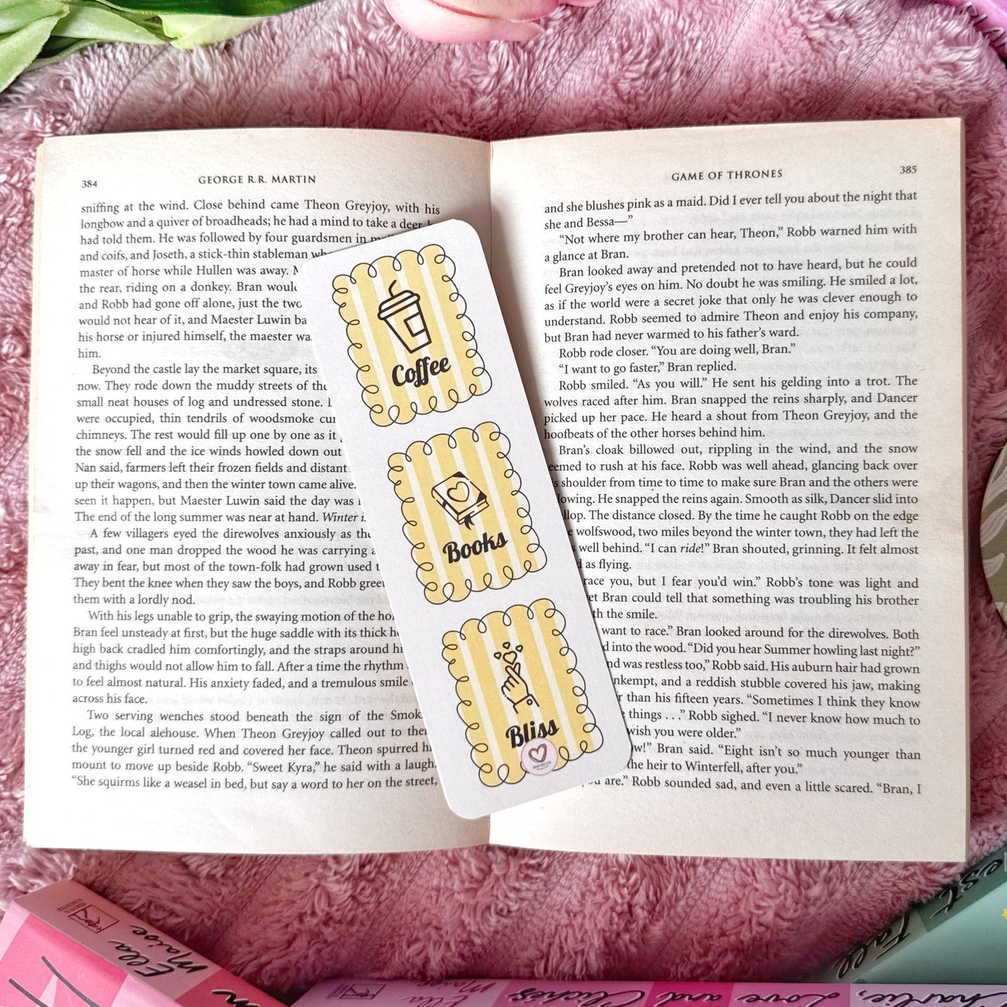 cozy bookish bookmark reading accessory