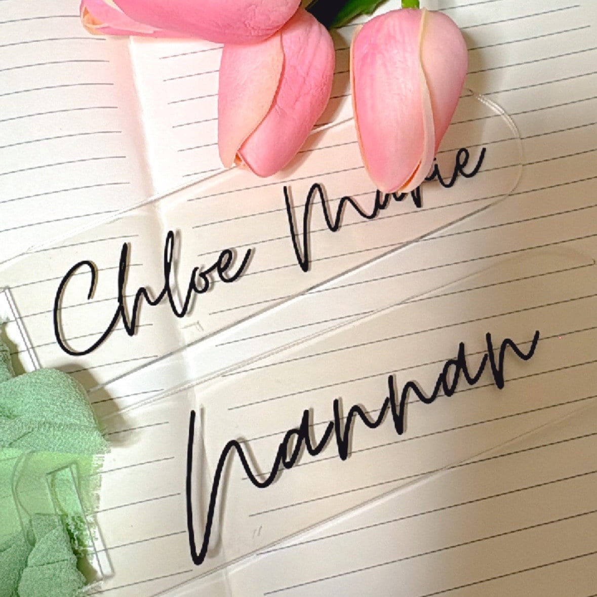 Custom Bookmark Acrylic for Book Lovers, Name Bookmarks, Name Personalised Acrylic Tag, Bridesmaid Gifts, Teachers, Bookish Gift,Hen Party