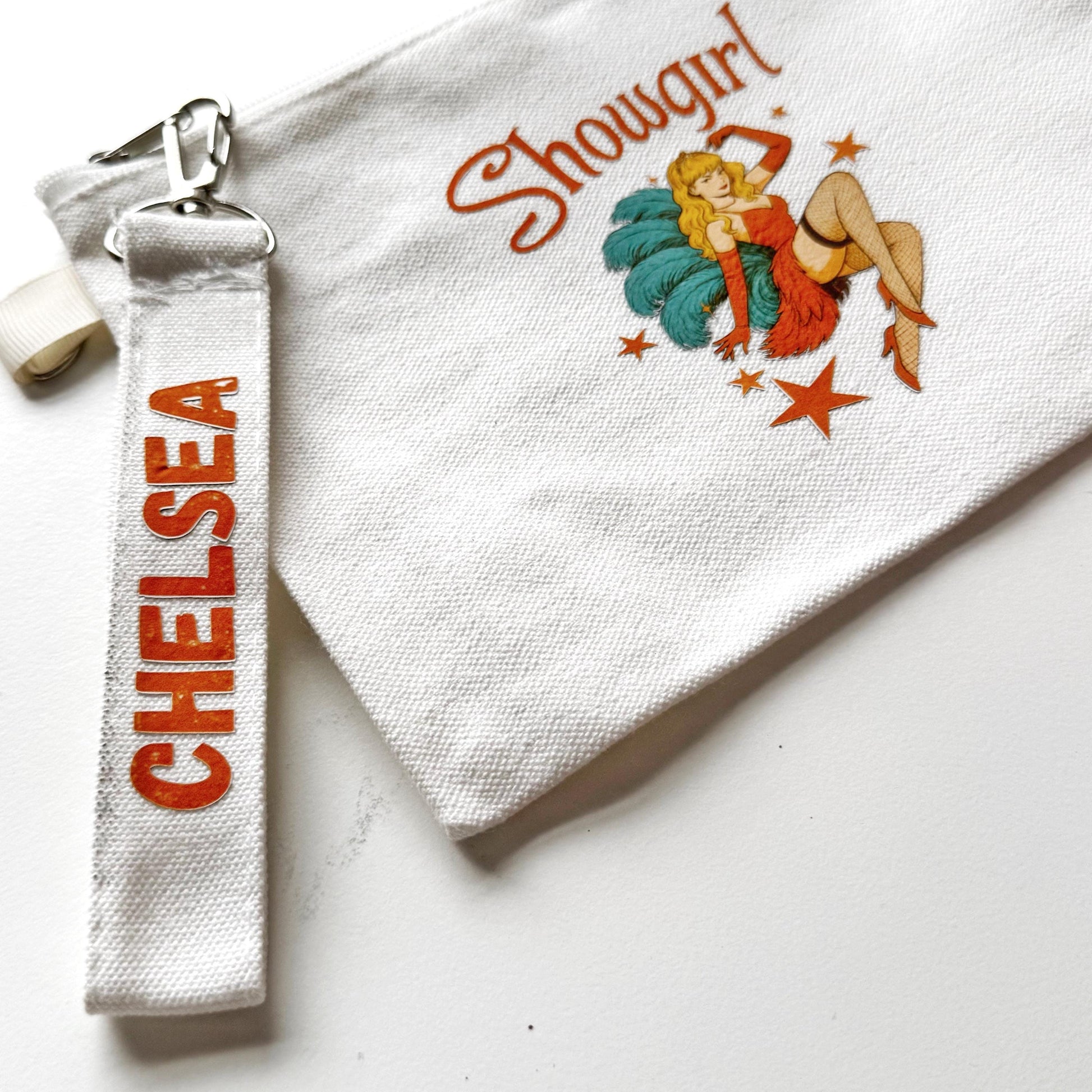 Personalized Showgirl Cosmetic Pouch - Swiftie Gift