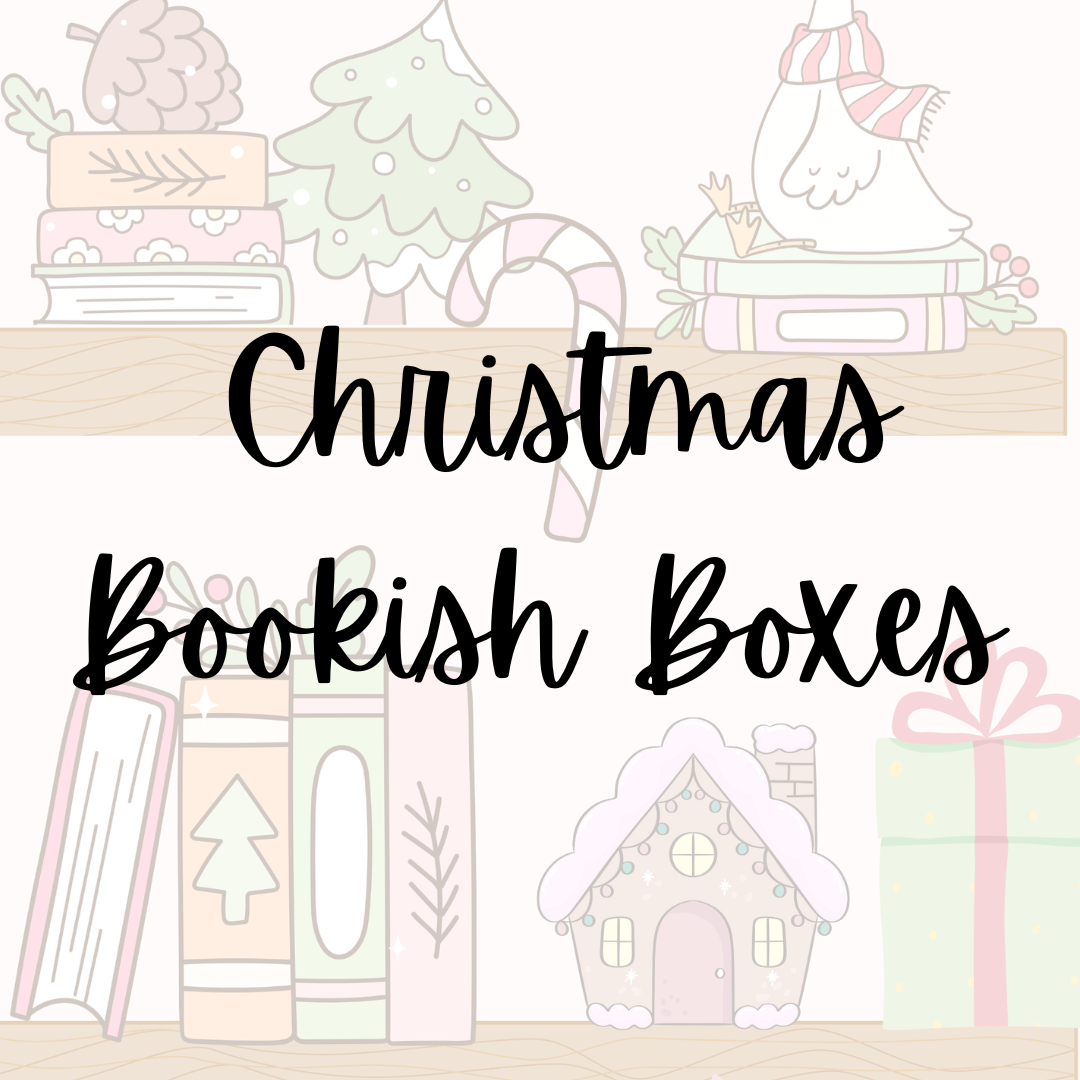 Christmas  Personalised Surprise Bookish Box with Bookish Themed accessories
