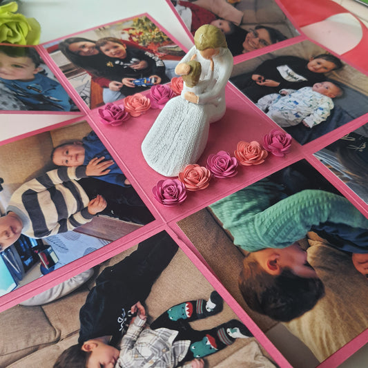 Personalised Photo Explosion Box for Mother | Photo Box for Mum | Mother's Day Gift | Birthday Gifts for Mom