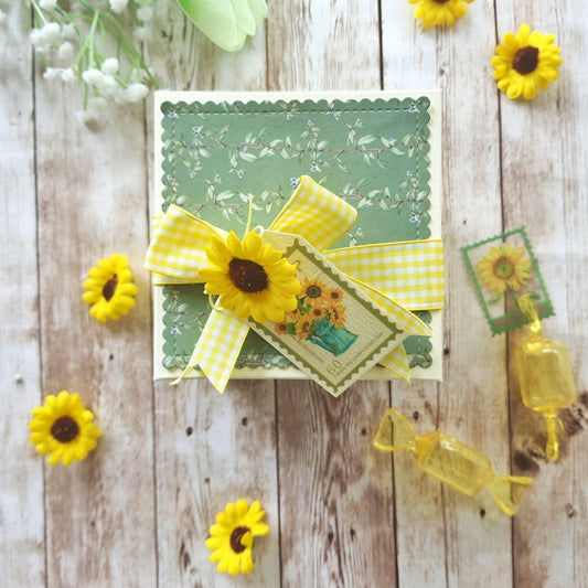 Sunflower Themed Photo Box Gift for a Girl | You are a sunflower Gift for Women | Inspirational Motivational Photo Gift - Handyexpression