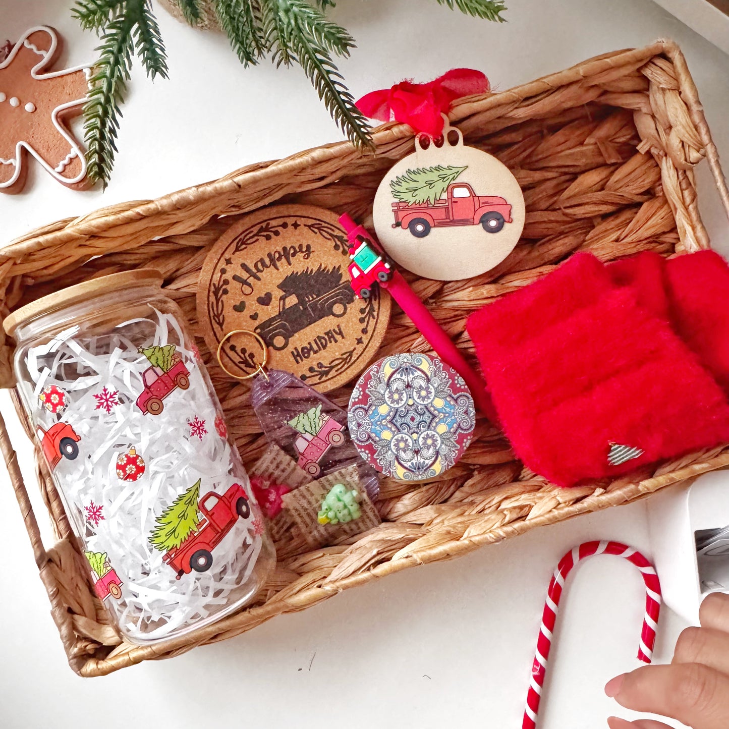 Christmas Truck Themed  Personalised Surprise Box