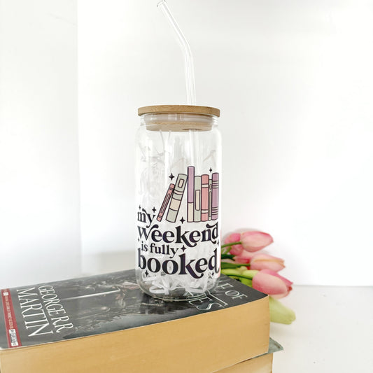 Book Lover Glass can