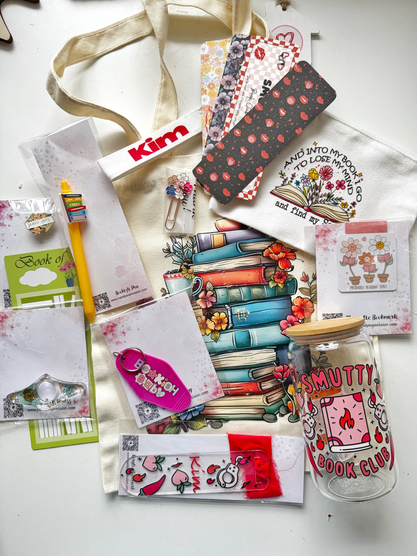 PERSONALISED Bookish Surprise BOX for Book Lovers, Book Nerd Bookish Box, Book Lover Gift, Bookish Gift,Bookish Bundle,Book accessory