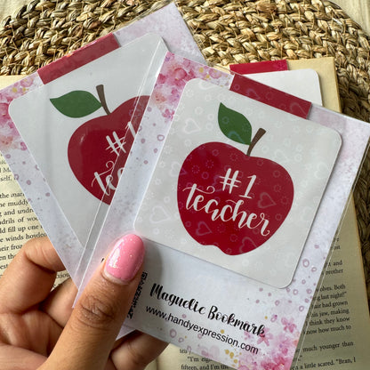 Teacher Magnetic bookmark for end of year teacher gifts