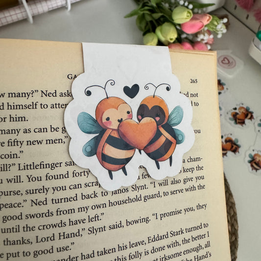 Holographic Magnetic Honeybees Bookmark for Book Lovers