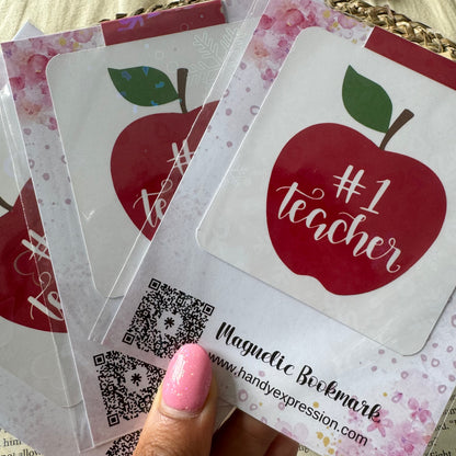 Teacher Magnetic bookmark for end of year teacher gifts