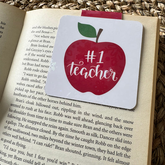 Teacher Magnetic bookmark for end of year teacher gifts