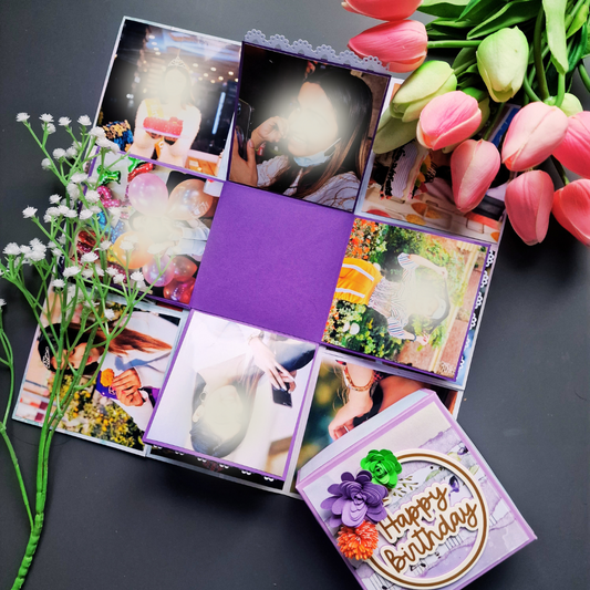 Photo Explosion Box for all Occasions | Birthday Card personalised for all occasion