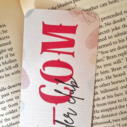 aesthetic romance bookmark for book lovers