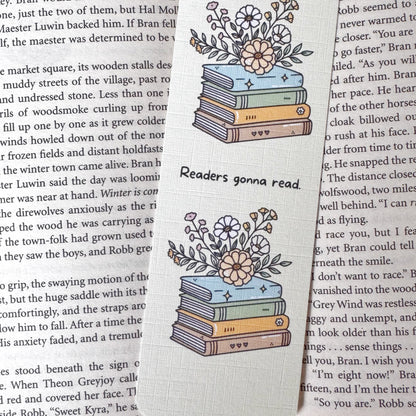 book stack bookmark aesthetic design