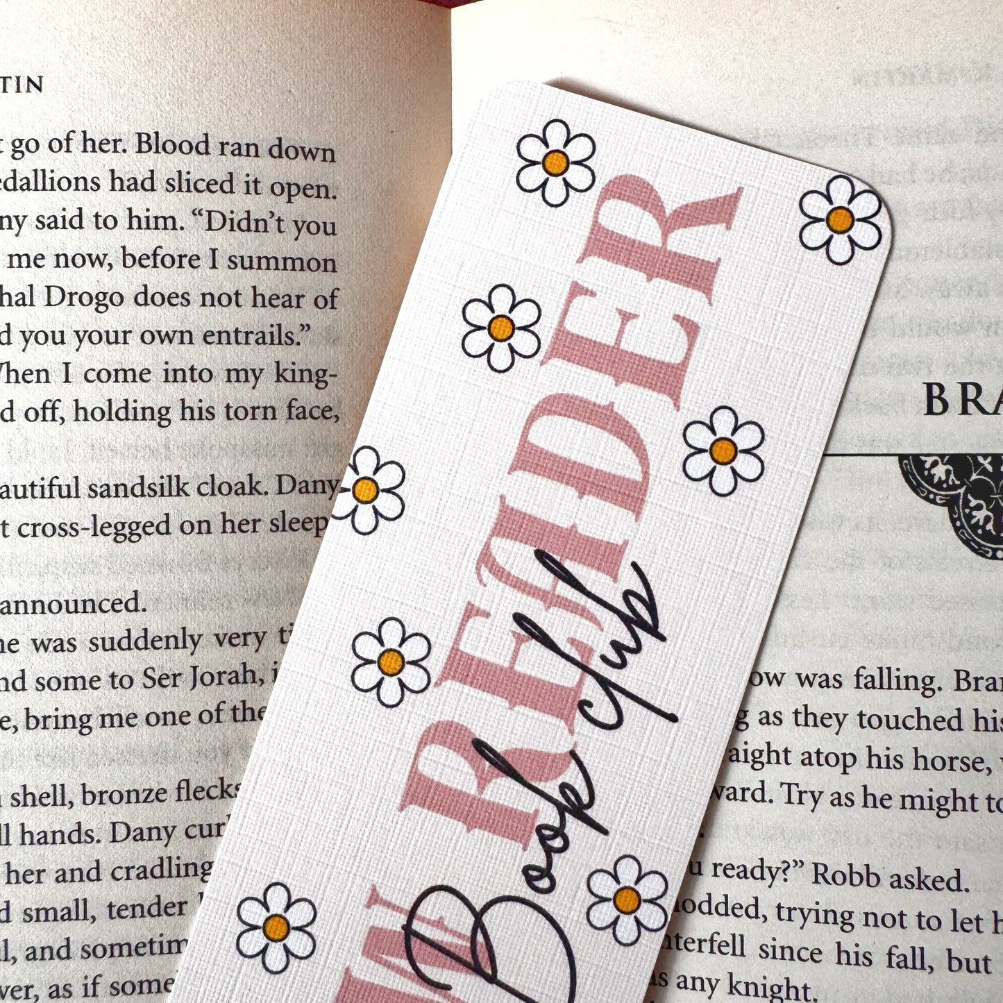 bookish bookmark for slow readers aesthetic