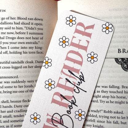 bookish bookmark for slow readers aesthetic