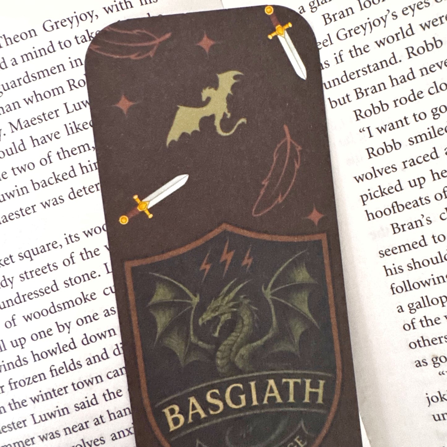 booktok fantasy bookmark fourth wing
