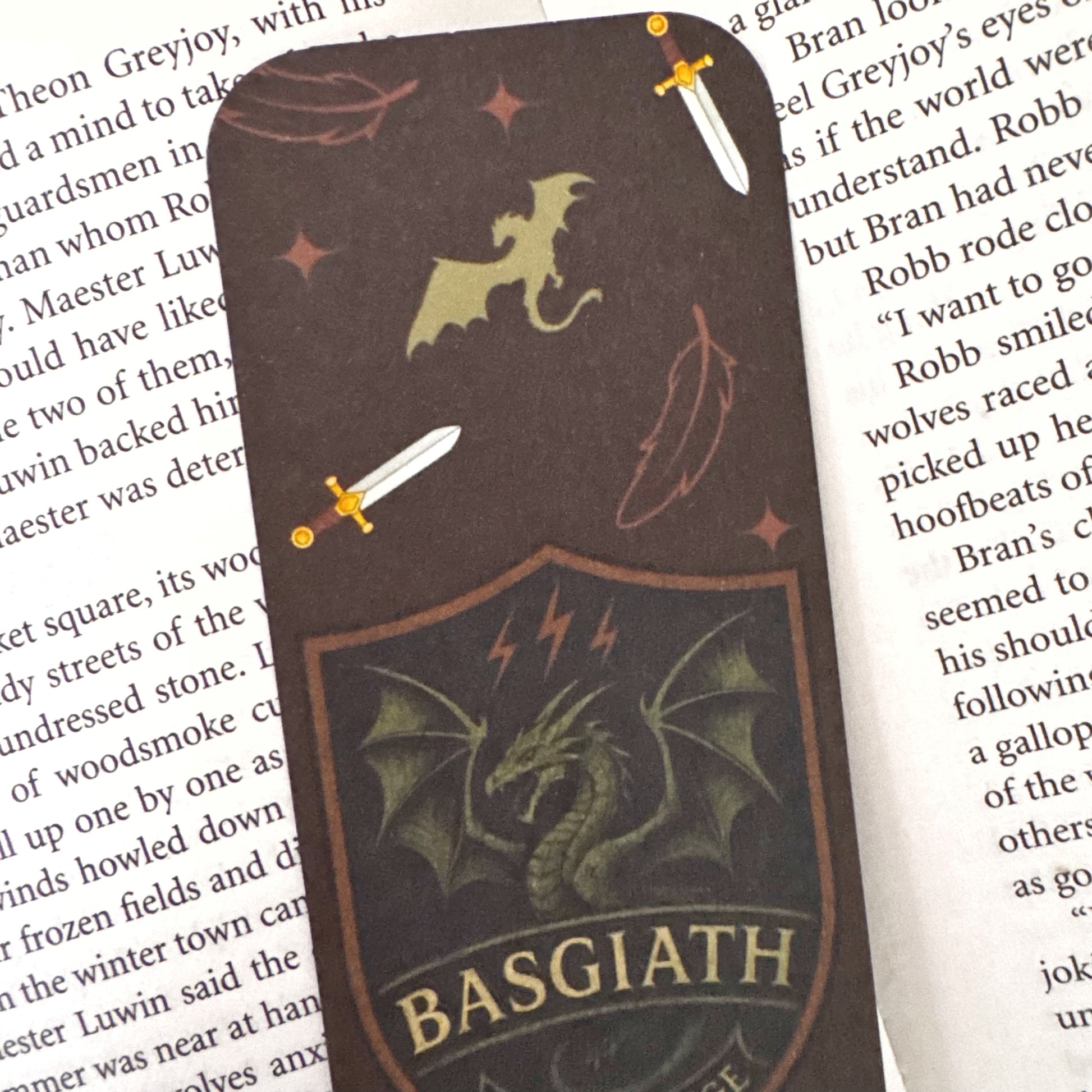 booktok fantasy bookmark fourth wing