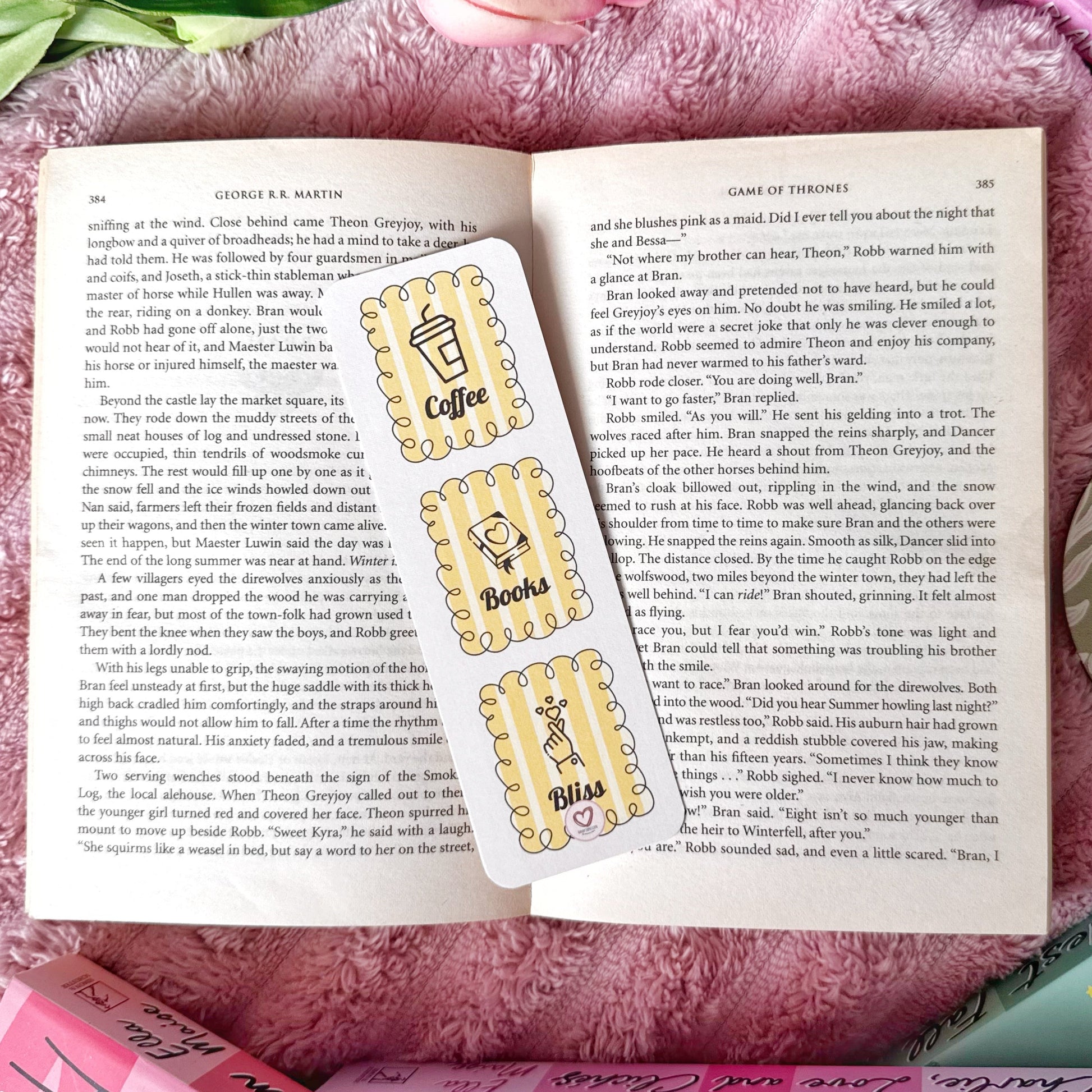 cozy bookish bookmark reading accessory