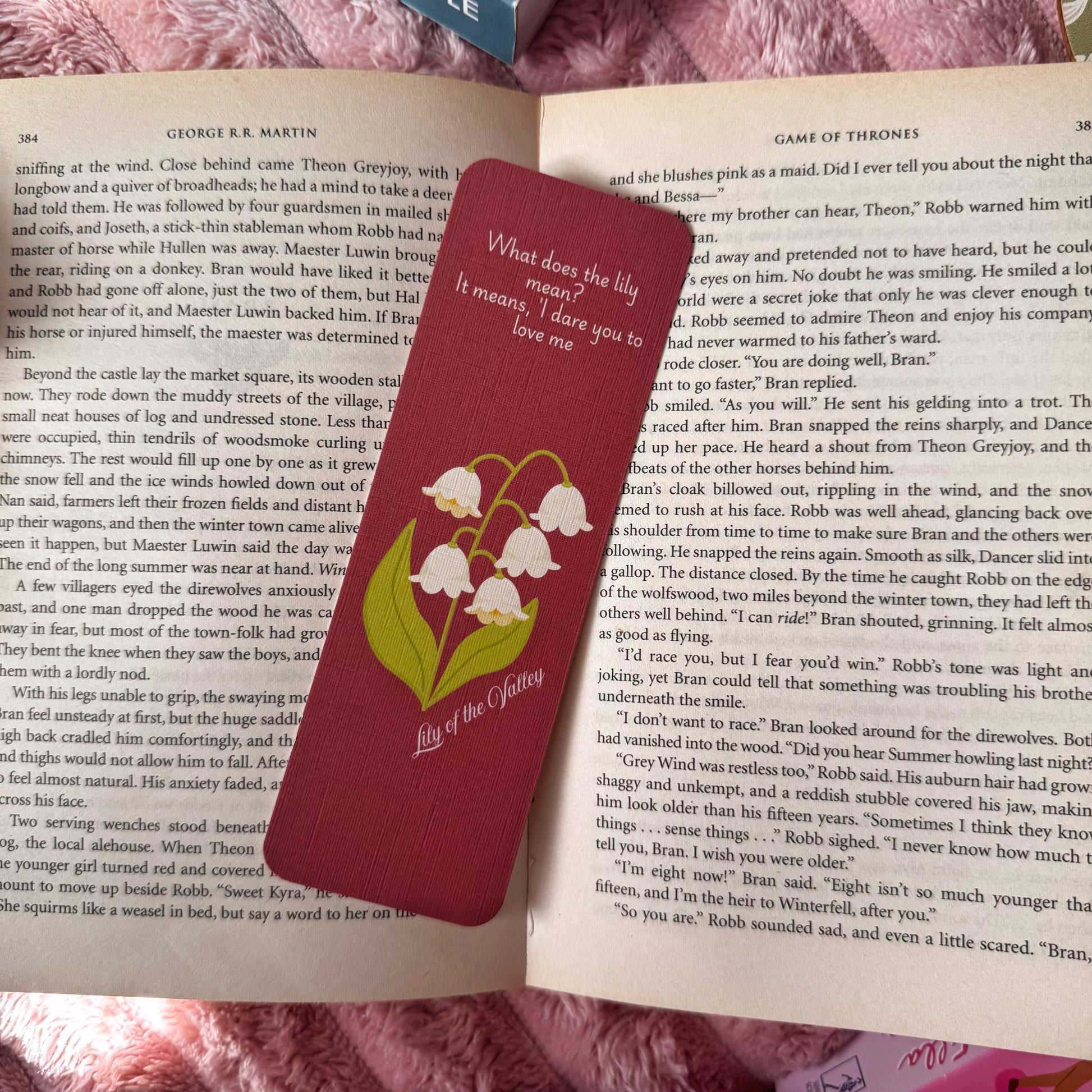 floral bookish bookmark 2 x 6 inches