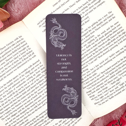 fourth wing quote bookmark 2 x 6 inches
