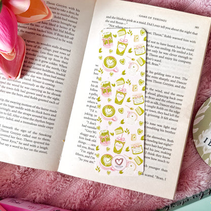 gift for matcha lovers bookmark