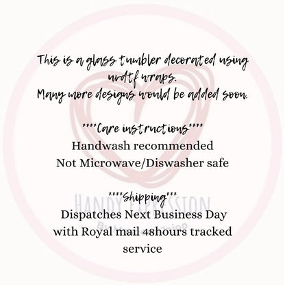 Do what makes you Happy Glass Tumbler 16 oz , Libby Cup positive thought theme, Gifts for Loved ones, Manifest Gifts, Butterfly theme gift