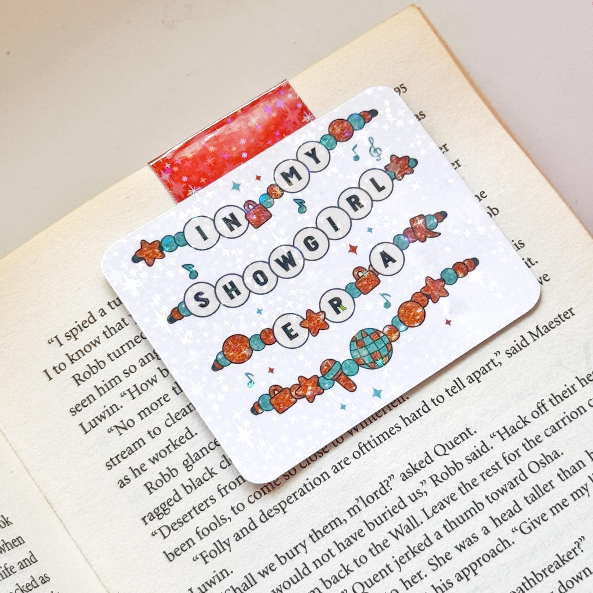 Showgirl TLOAS bracelet Magnetic Bookmark: Book Lover Gift, Bookish gifts
