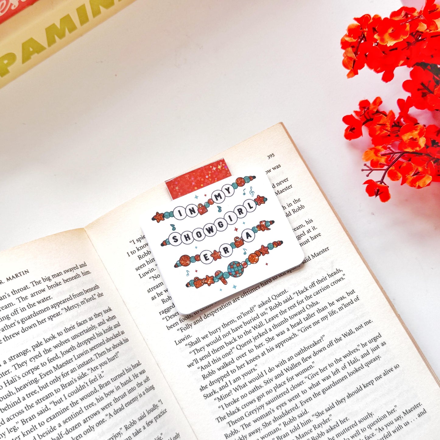 Showgirl TLOAS bracelet Magnetic Bookmark: Book Lover Gift, Bookish gifts