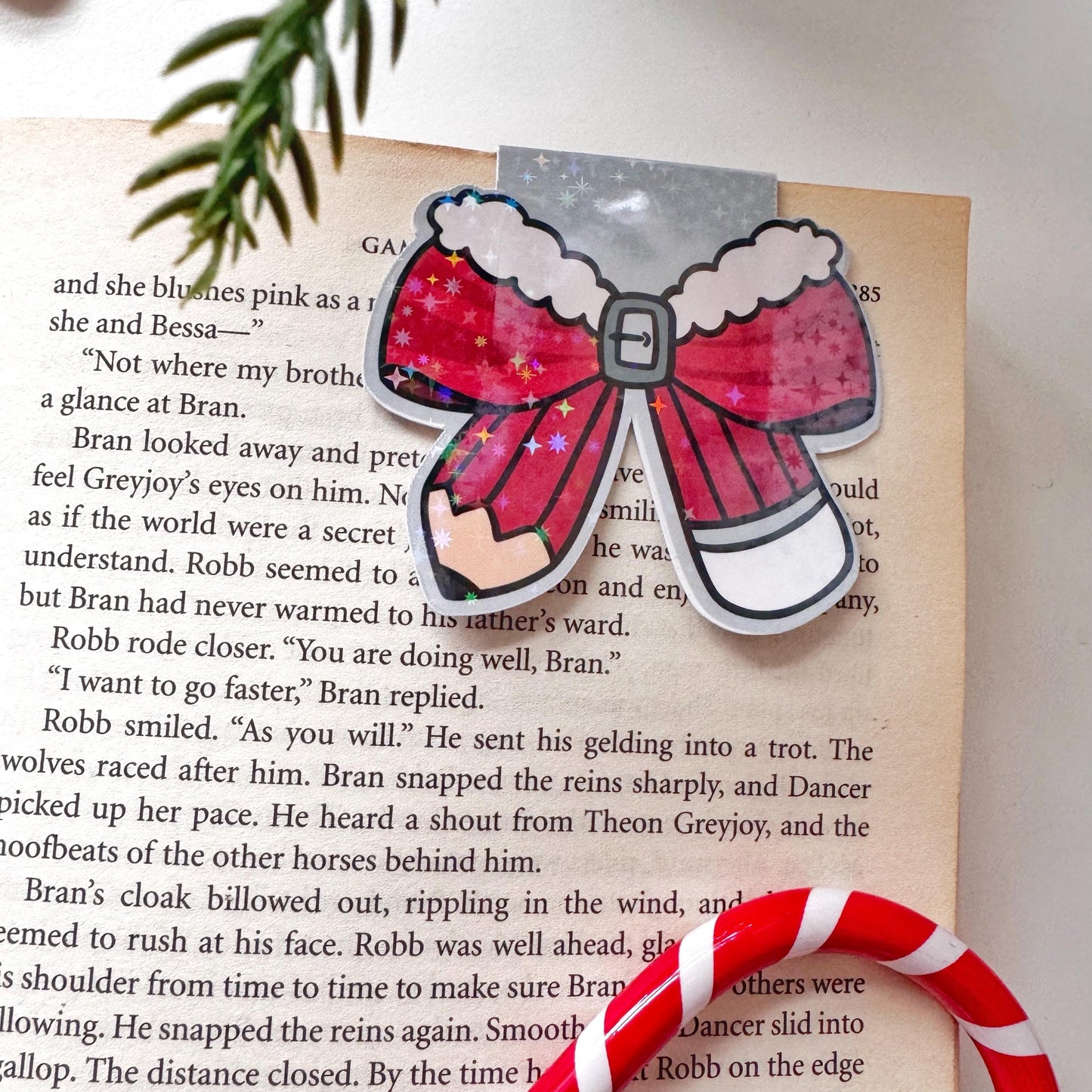 Coquette Bow Pencil Magnetic Bookmark: Teacher Christmas Gift, Book Lover Gift