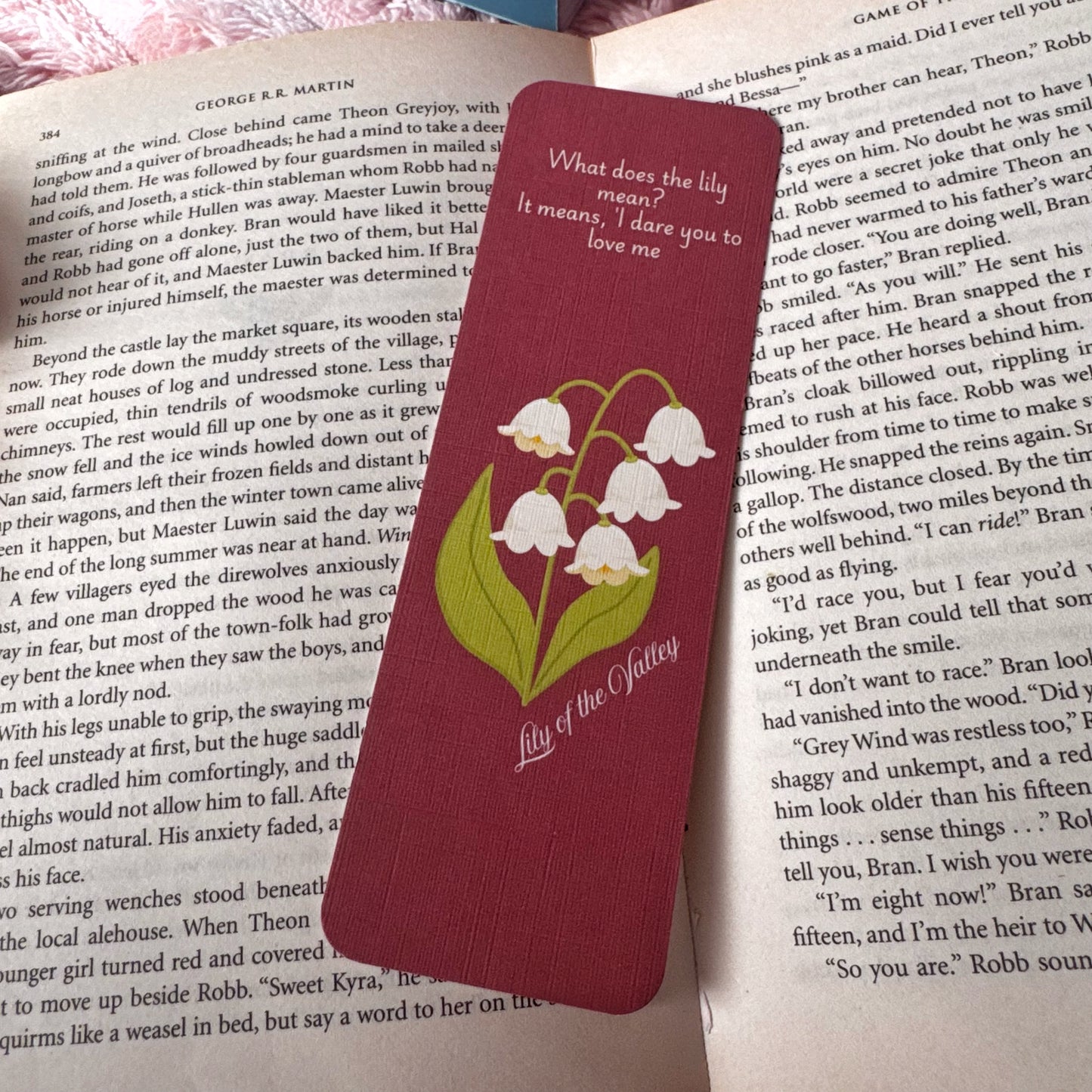 nature inspired bookmark for reading