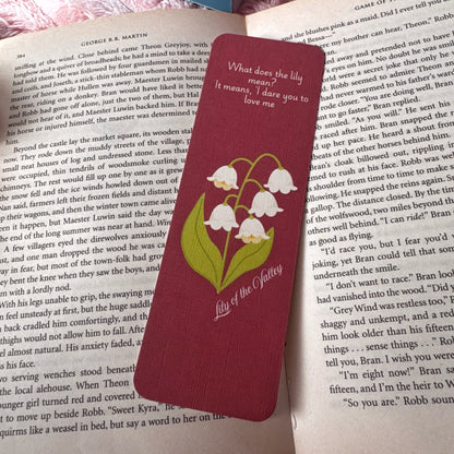 nature inspired bookmark for reading