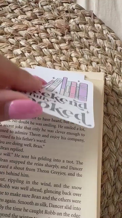 Bookish Weekend Holographic laminated Magnetic bookmark for book lovers, My weekend is fully booked ,Teachers Gift, Bookish Gift,book nerd